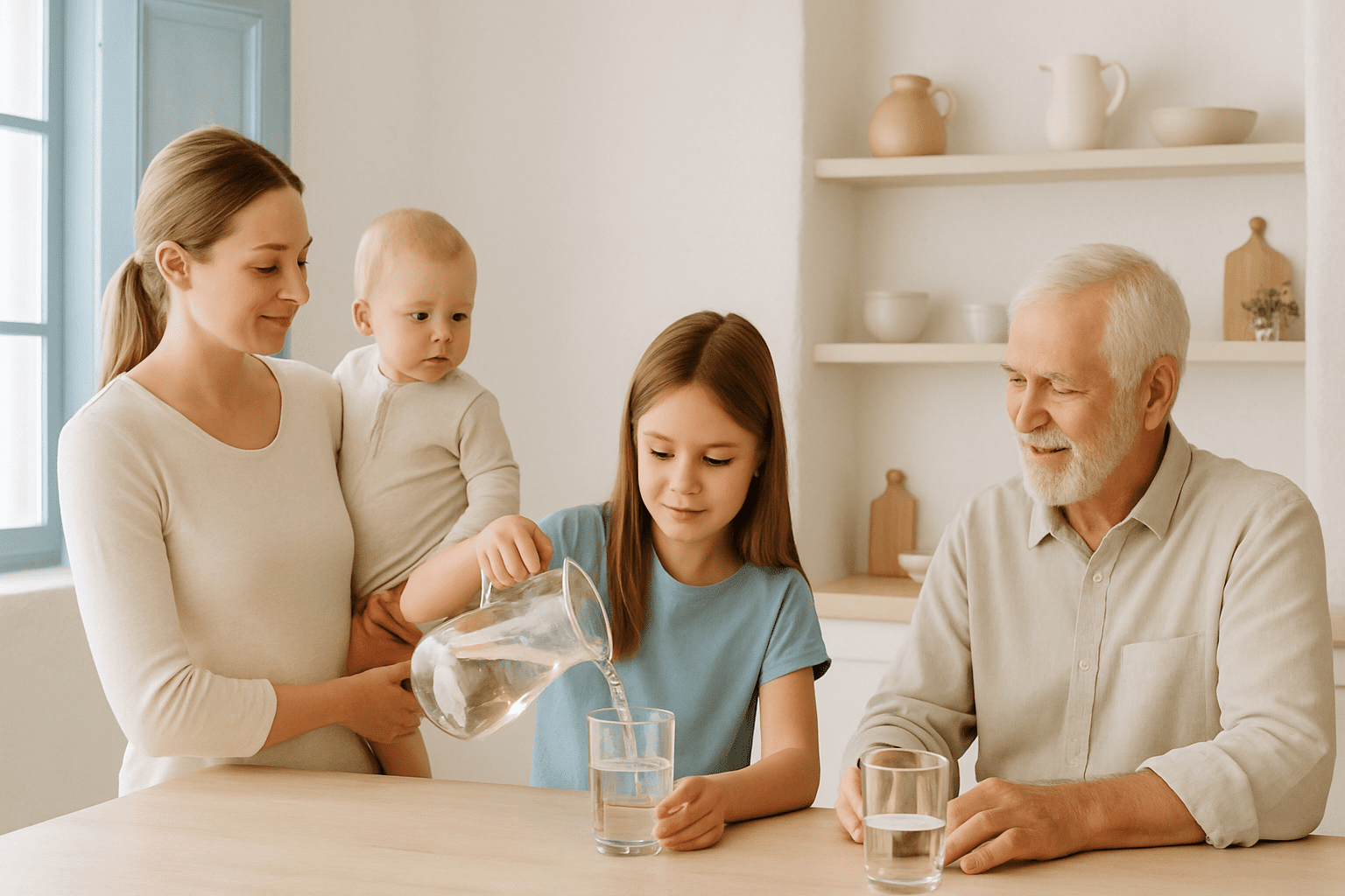 Agua osmotizada: beneficios por edad y salud en todas las etapas de la vida